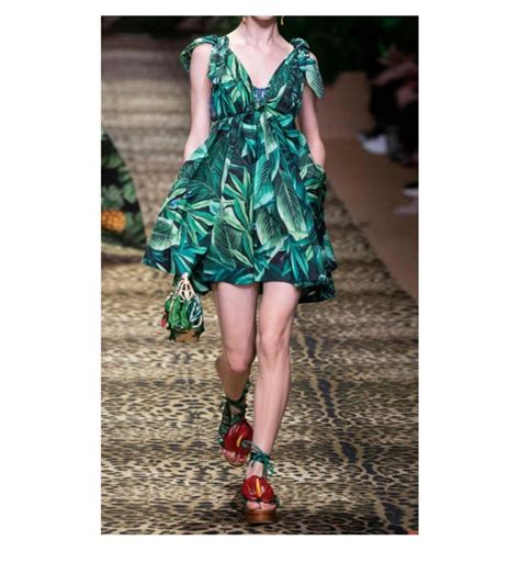 dolce gabbana jungle dress